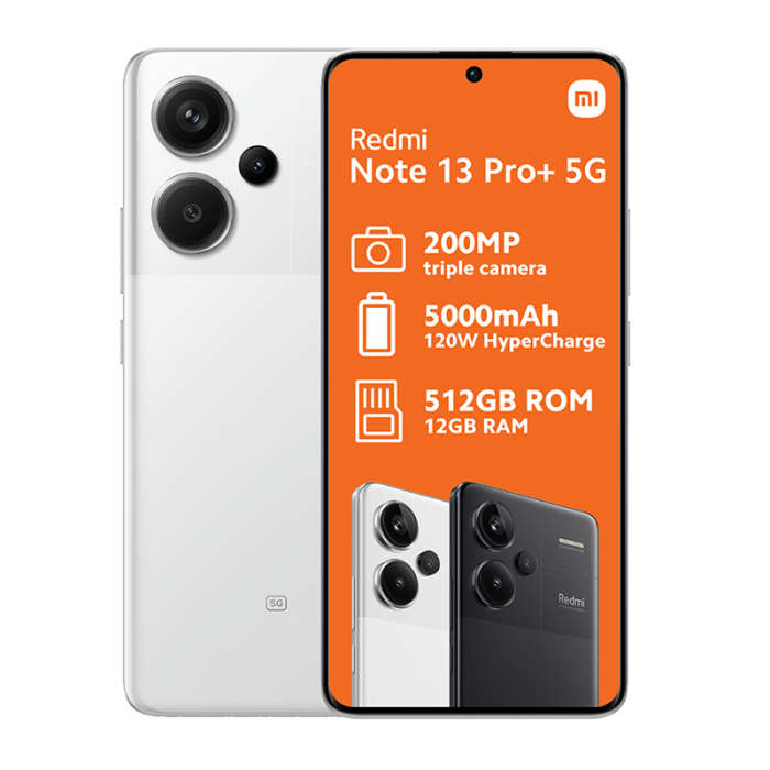 Xiaomi Redmi Note 13 Pro+ 5G Dual Sim 512GB/12GB - White