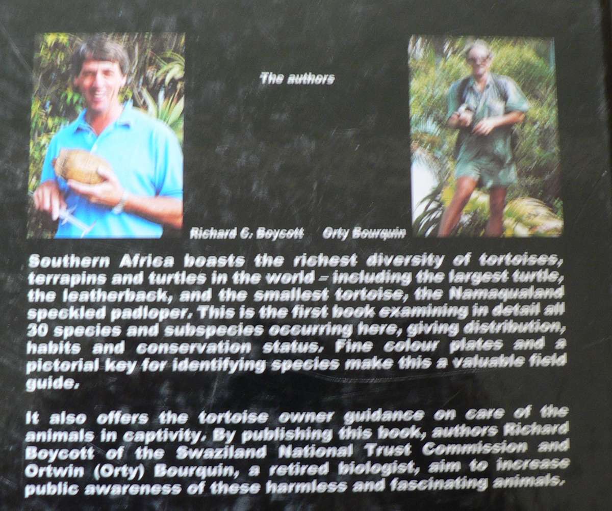 The Southern African Tortoise book Boycott and Bourquin