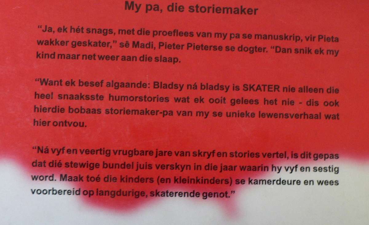 Skater, die laggendste 80 stories van Pieter Pieterse