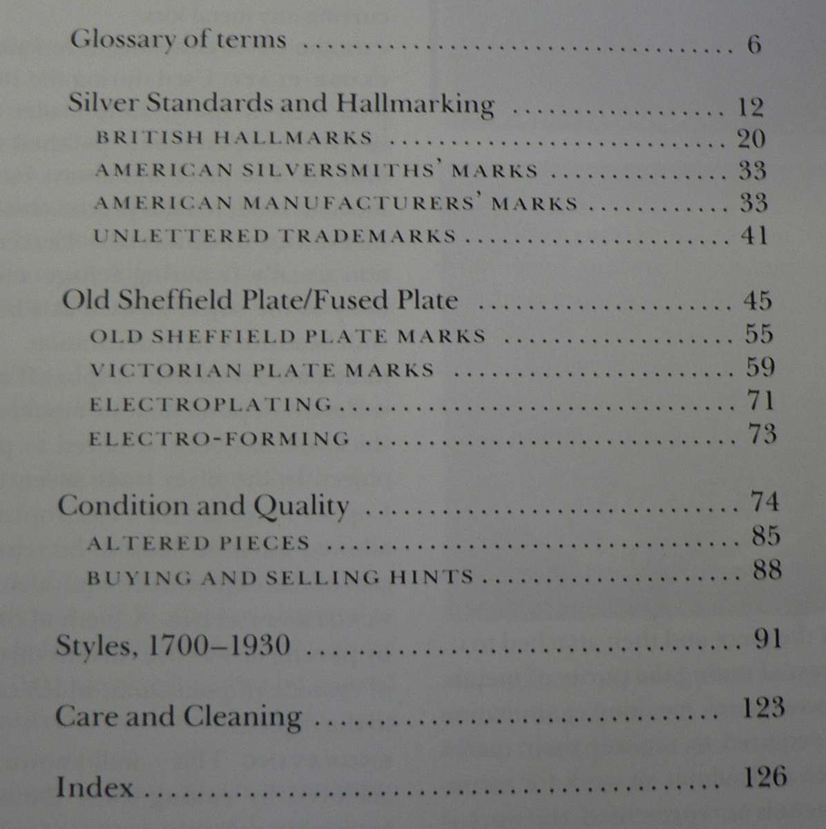 Silver, a practical guide to collecting silverware and identifying Hallmarks by J. Langford