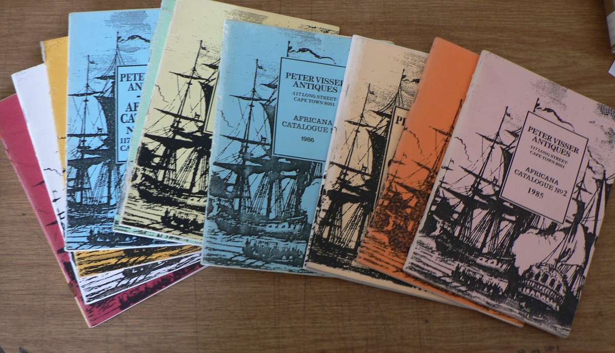 12 x Africana book auction catalogues from Peter Visser antiques(great for Africana collectors)