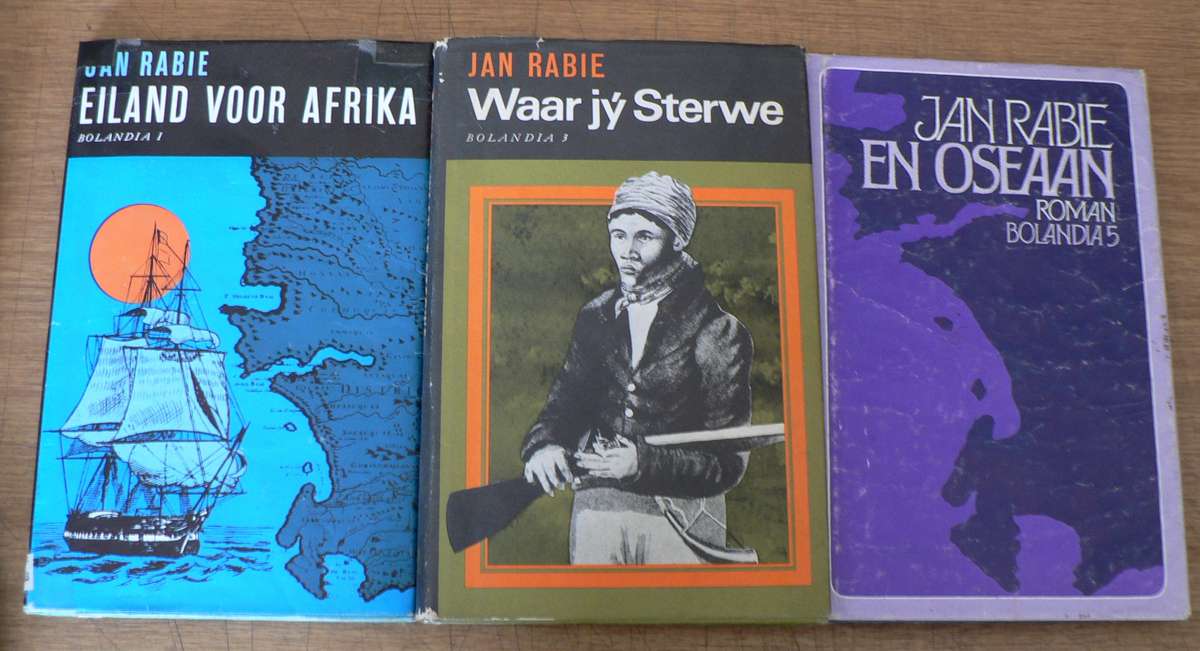 3 x Bolandia historiese romans deur Jan Rabie(pragtige geskiedenis)