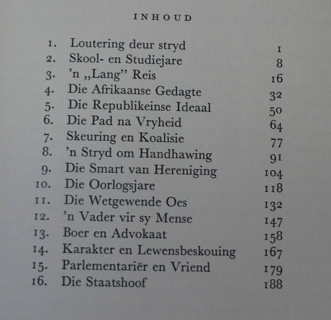 President C.R. Swart deur Jannie Kruger