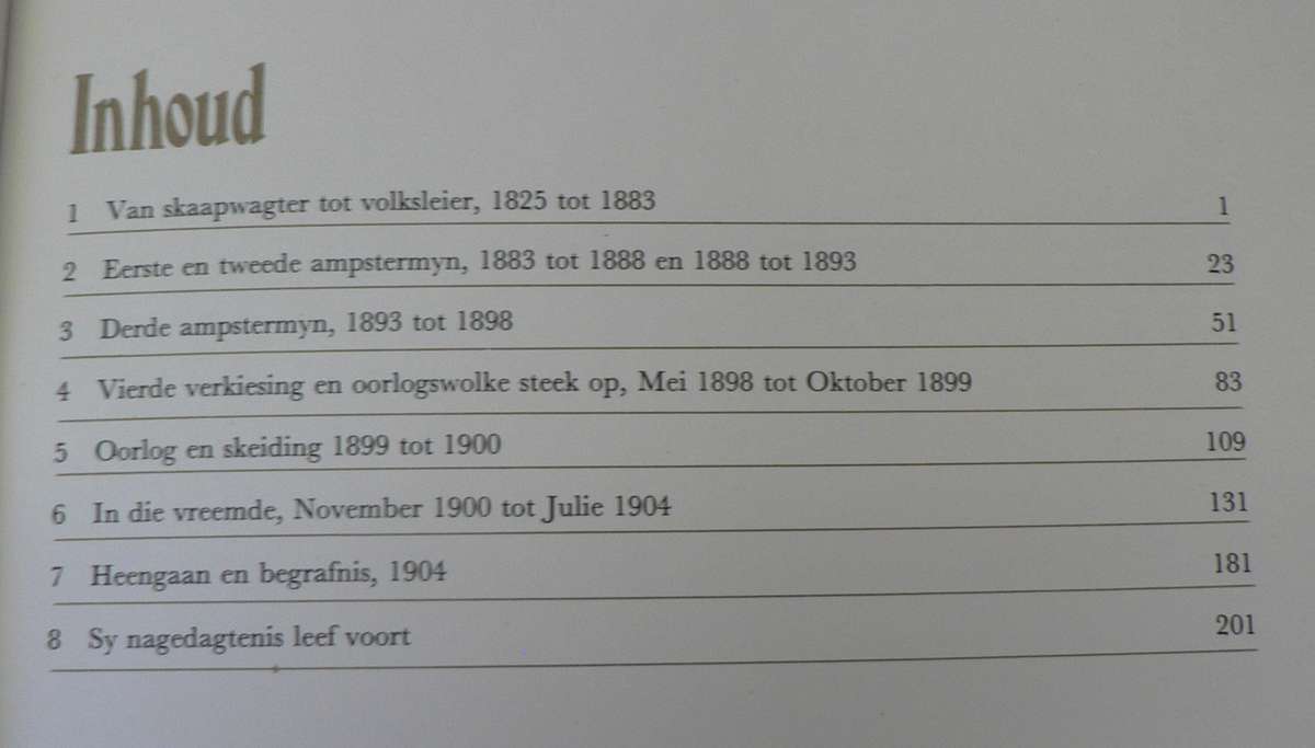 Fotobiografie van Paul Kruger 1825-1904 saamgestel deur Louis Changion