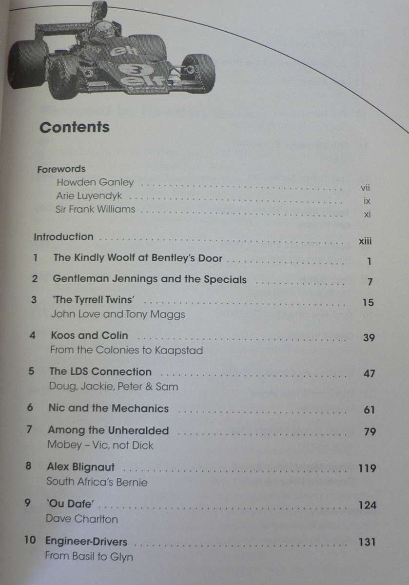 Agriculture, furniture and marmalade, South African Motorsport heroes by Greg Mills