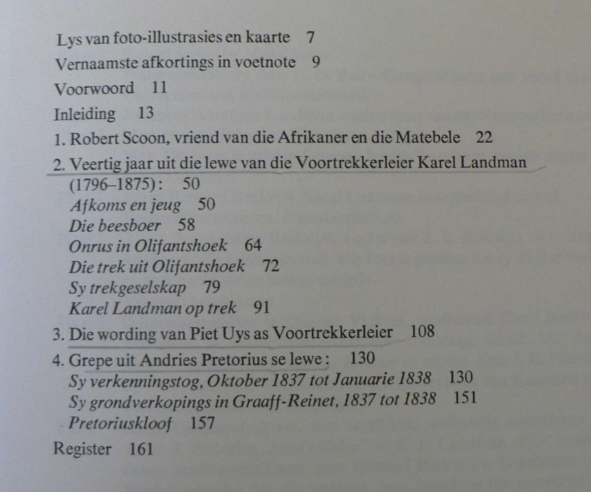 Leiers na die Noorde, studies oor die Groot Trek deur CfJ Muller