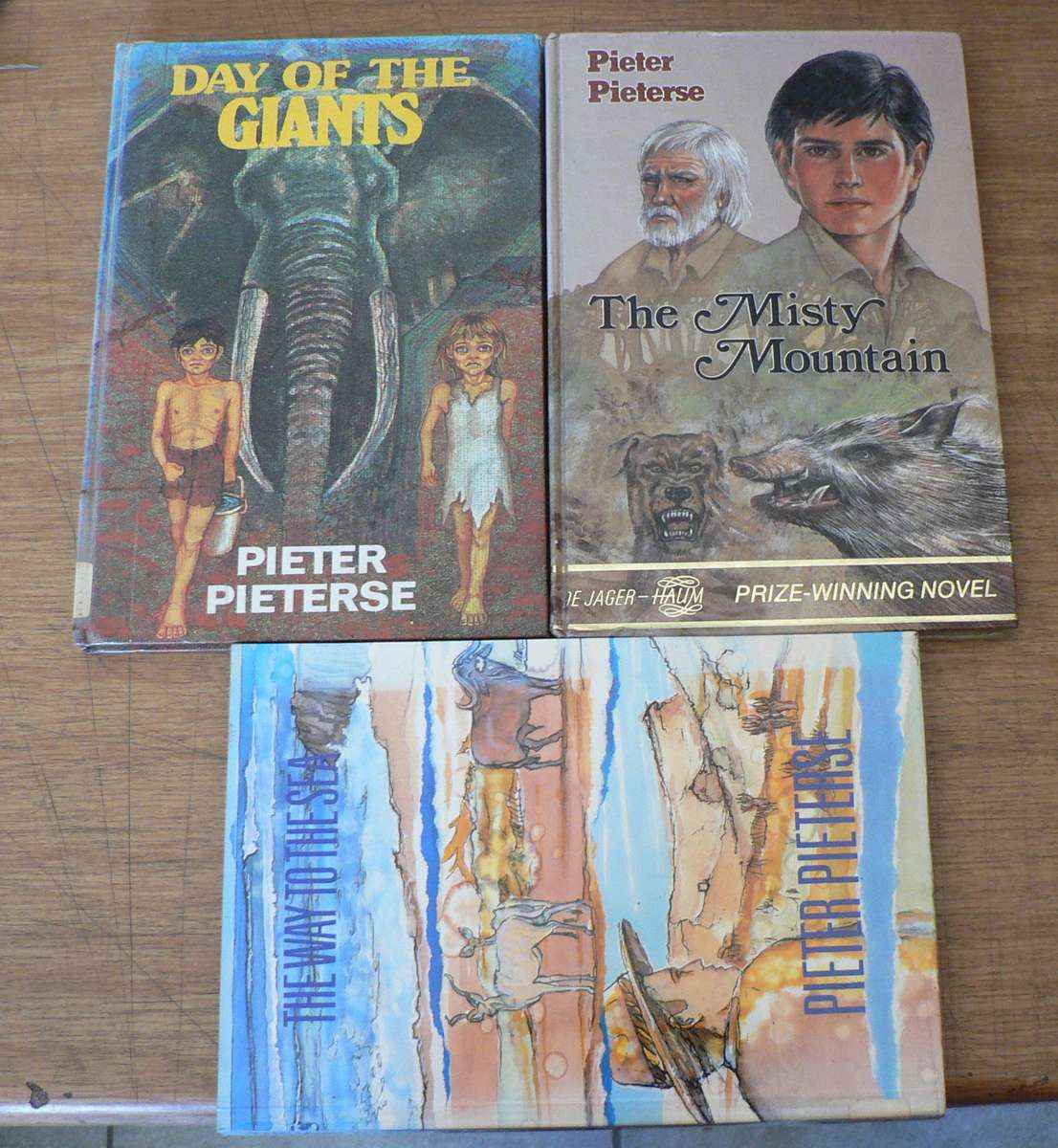 3 x beautiful junior books by Pieter Pieterse(english translations)