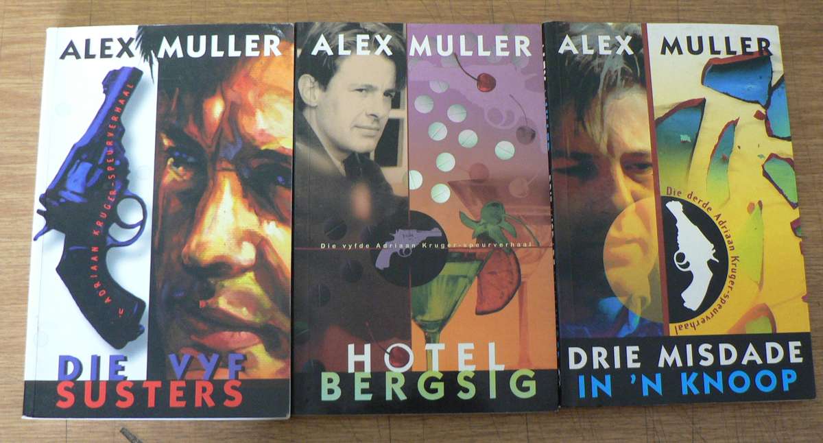 3 x Adriaan Kruger moordromans deur Alex Muller (Eleanor Baker)