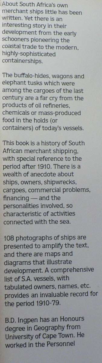 2 x SA maritime history books(beautiful SA shipping history)