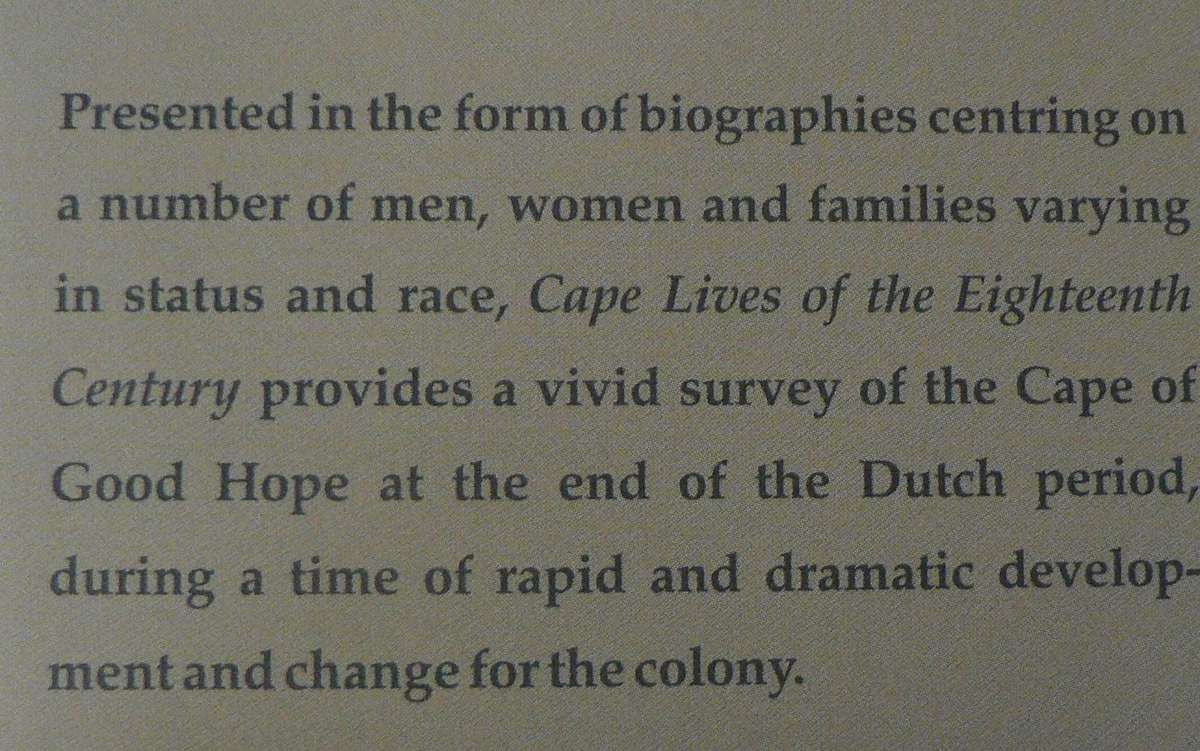 Cape Lives of the eighteenth century by Karel Schoeman.