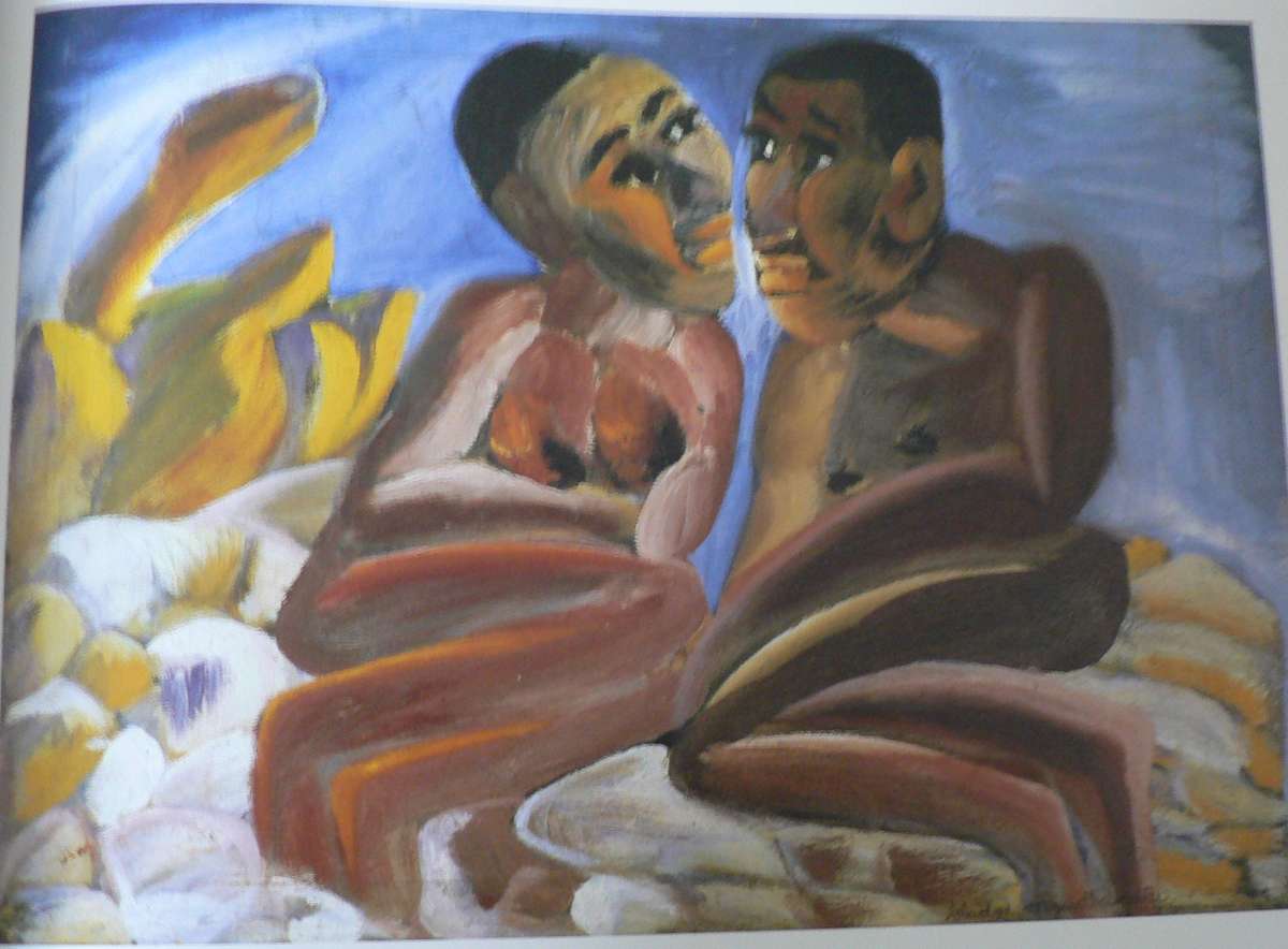 Nomfanekiso who paints at night, the art of Gladys Mgudlandlu(SA-art) scarce