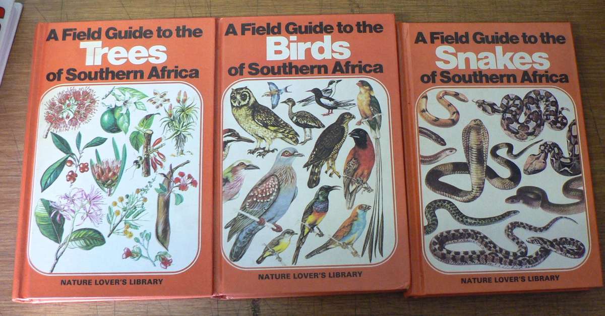 Set of 3 southern African nature Guides (birds, trees and snakes)