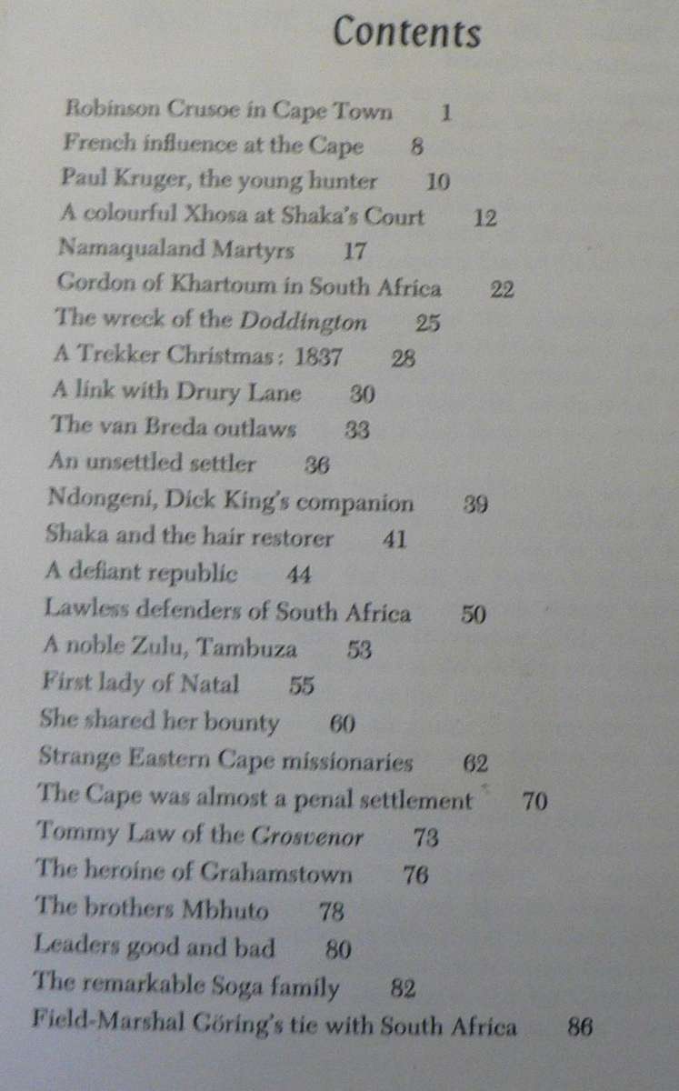 Robinson Crusoe in Cape Town by Leonard D. Lourens (SA anecdotal history)