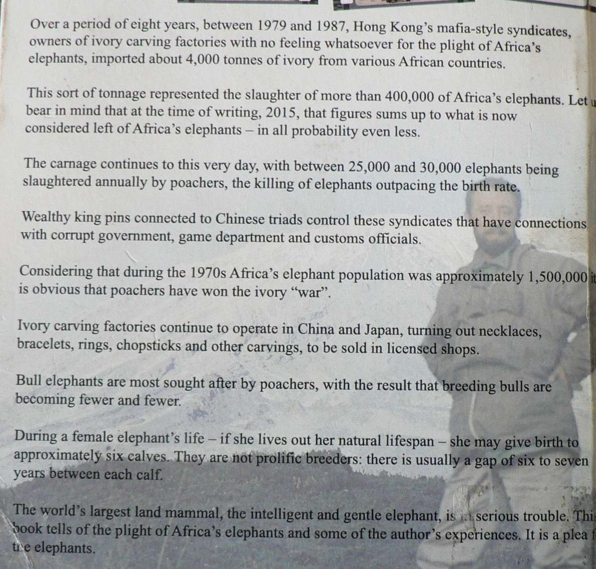 A plea for the elephants, can Africa's elephants be saved?(African nature book)