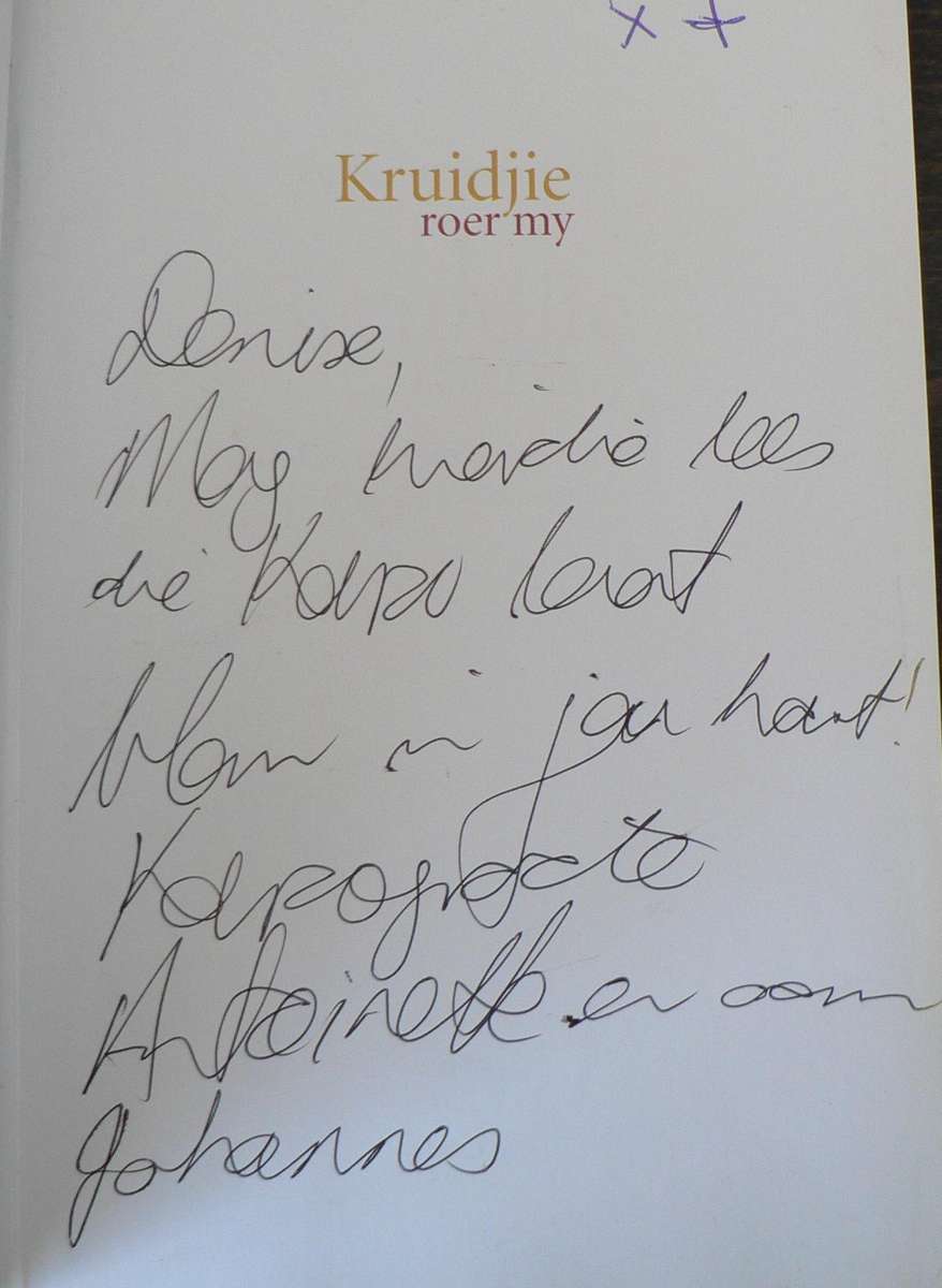 Kruidjie roer my nie deur Antoinette Pienaar