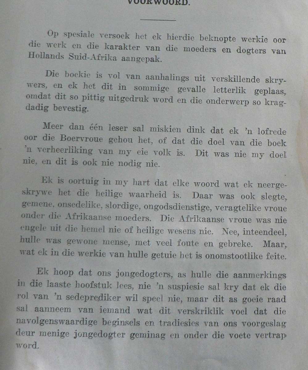 Die Afrikaans Vrou deur Eric Stockenstrom (pioniers/Voortrekkers/Anglo-Boereoorlog)