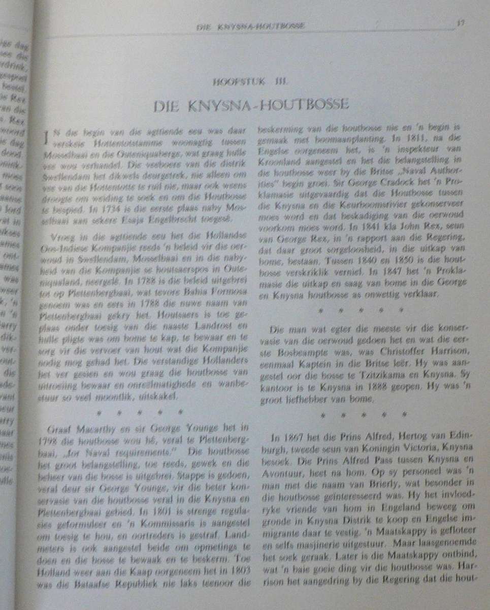 Gedenkboek Ned. Geref. Gemeente Knysna 1851-1951 ( Wes Kaap kontreigeskiedenis)