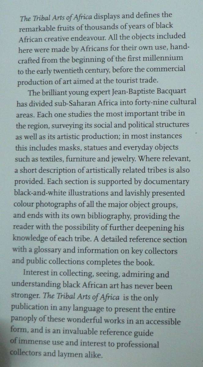 The Tribal Arts of Africa by Jean Baptiste Bacquart