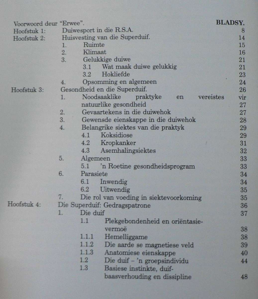 Wedvlugduiwe, die super-era deur Erwee (duiwesport)