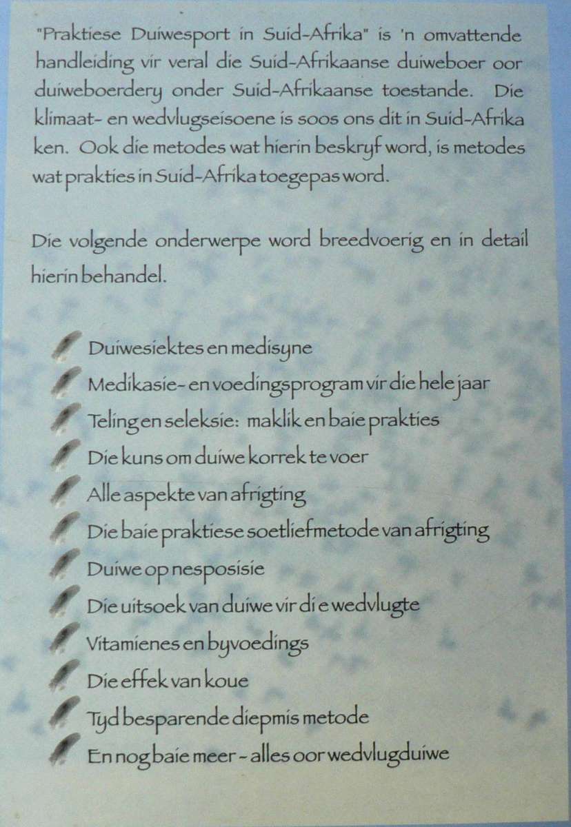 Praktiese Duiwesport in Suid-Afrika deur Tok Venter