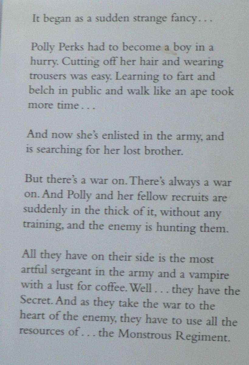 Monstrous Regiment by Terry Pratchett(Discworld)(beautiful hardcover)