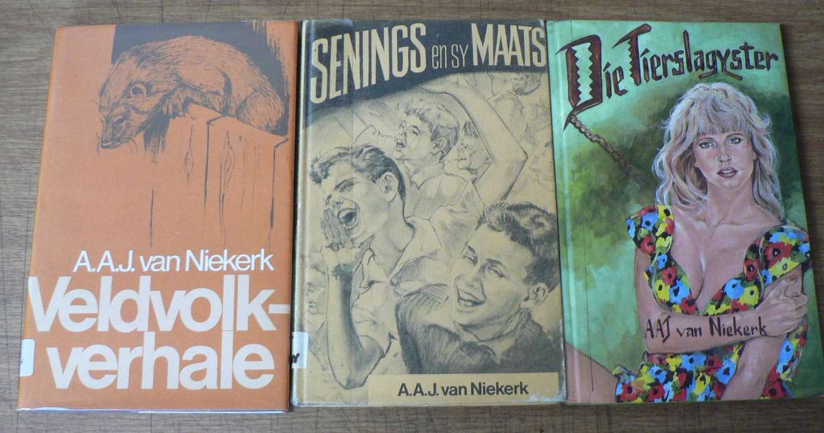 3 X A.A.J. van Niekerk Afrikaanse oekies (pragtig/ groot winskoop)
