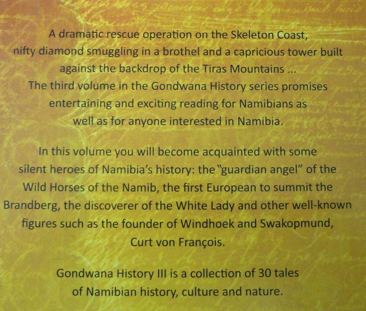 3 X beautiful South-West Africa history books. (huge bargain)