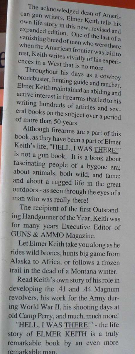 Hell, I was there, Elmer Keith, his life story (hunting)