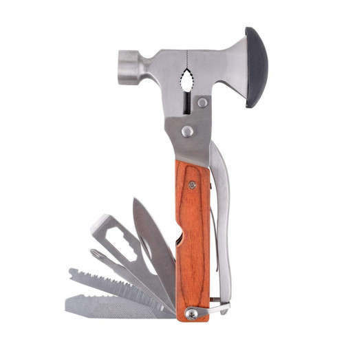 Stainless Steel Outdoor Multi-Function Camping Survival Hammer Portable Hammer Multi-Purpose Tool St