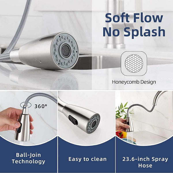 Kitchen Pull-Out Telescopic Rotating Faucet