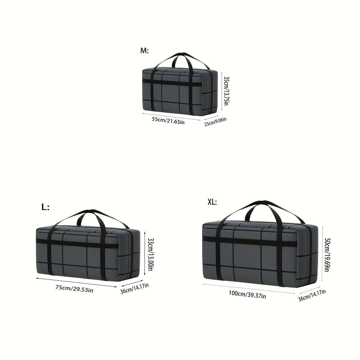 1 Extra Large Capacity Foldable Storage Bag - Durable Scratch-Resistant Clothing And Bedding Contain