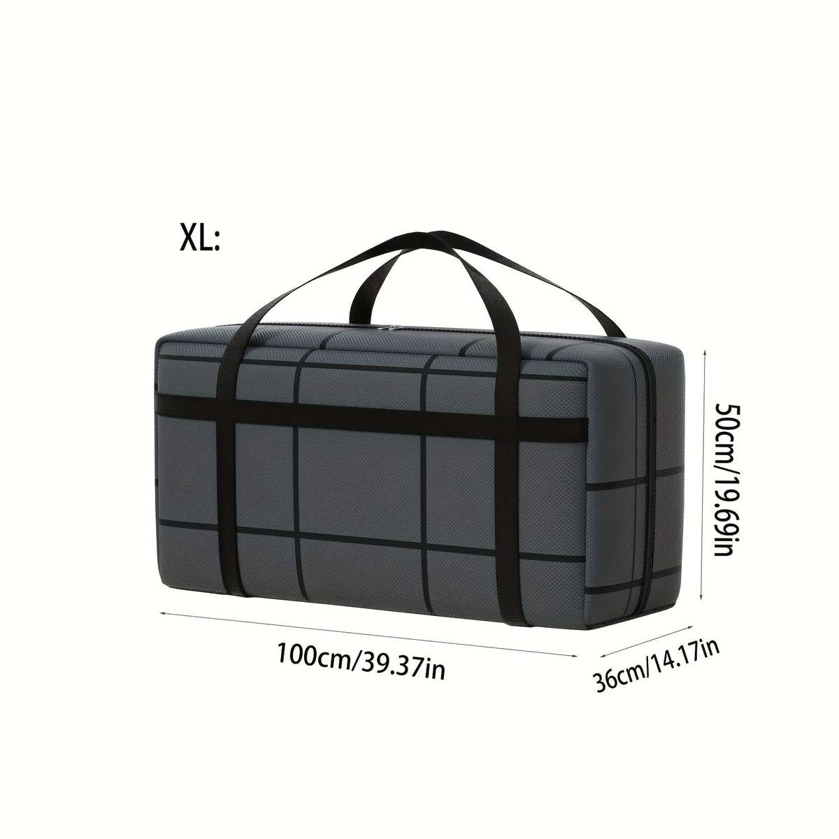 1 Extra Large Capacity Foldable Storage Bag - Durable Scratch-Resistant Clothing And Bedding Contain