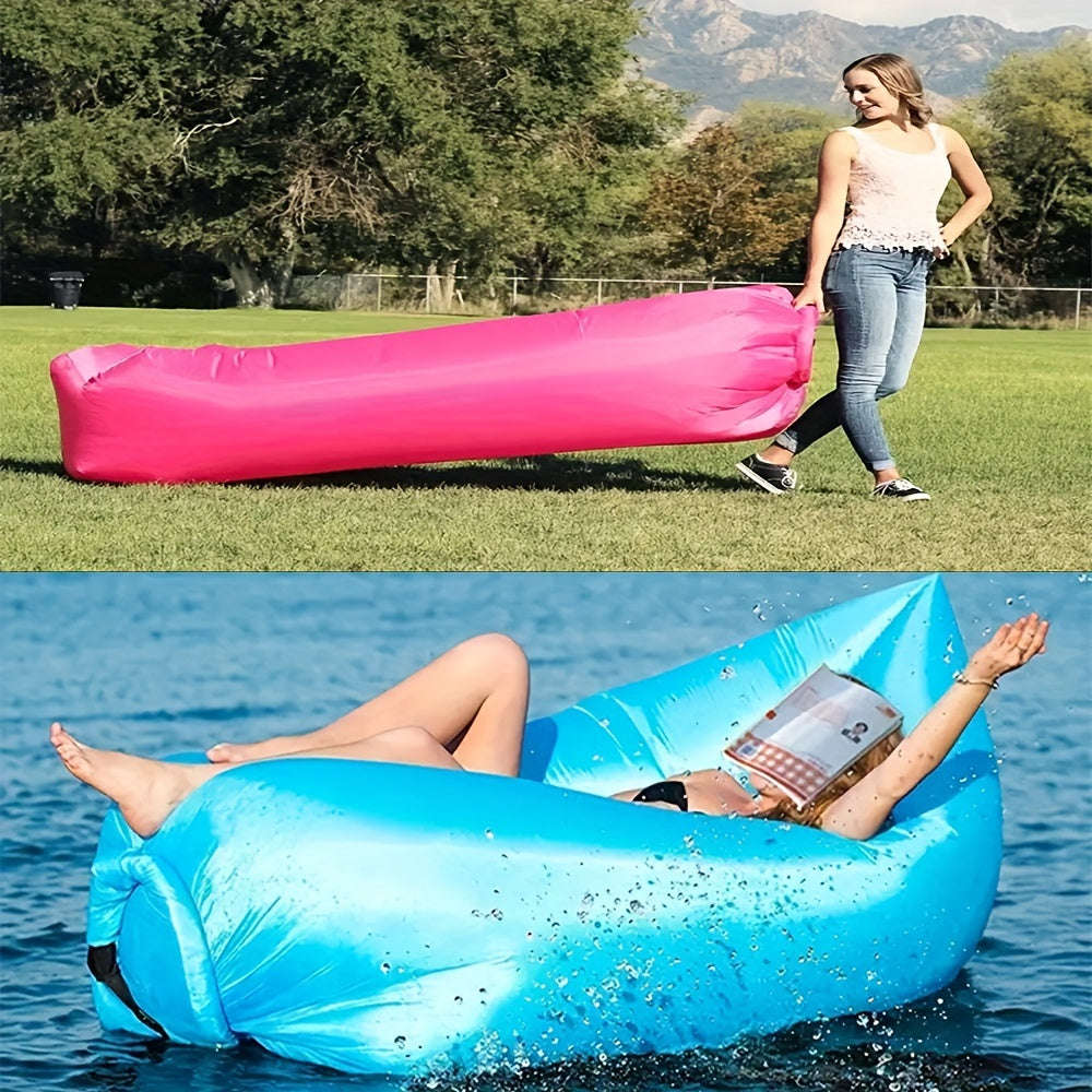 Portable Self-Inflating Air Lounger - Waterproof