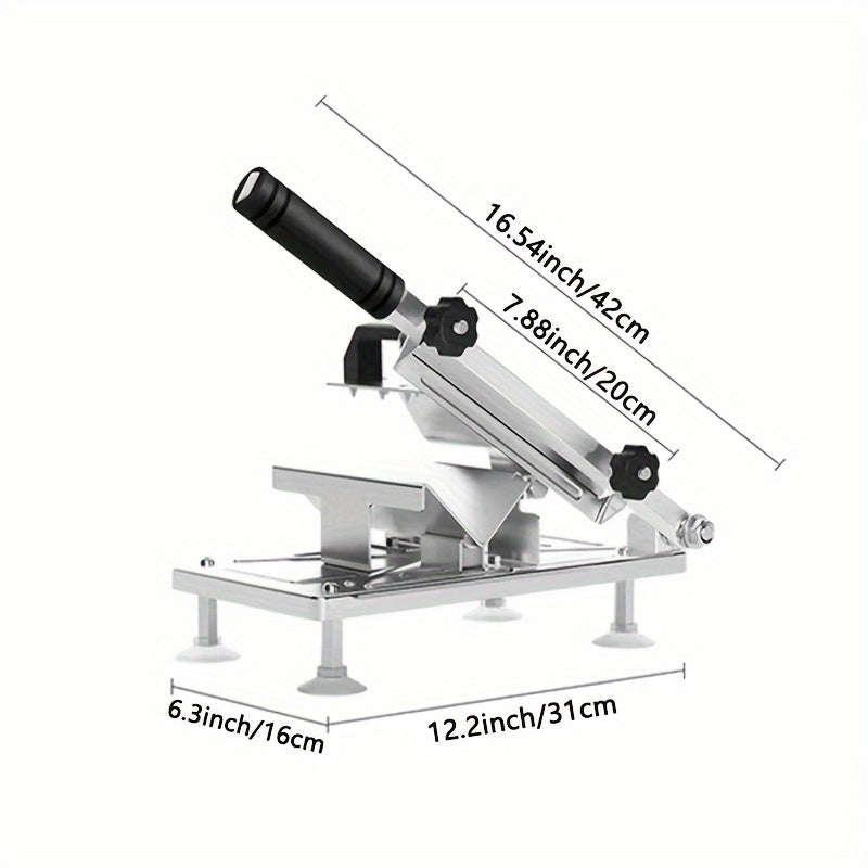 1 Piece Manual Meat Knife, Adjustable Thickness Slicer For Food, Fruits And Vegetables. Perfect Slic