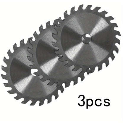 [3pcs] Mini Diamond Circular Saw Blade, 75x10mm, Carbide Tungsten Teeth, Suitable For Wood, Acrylic,