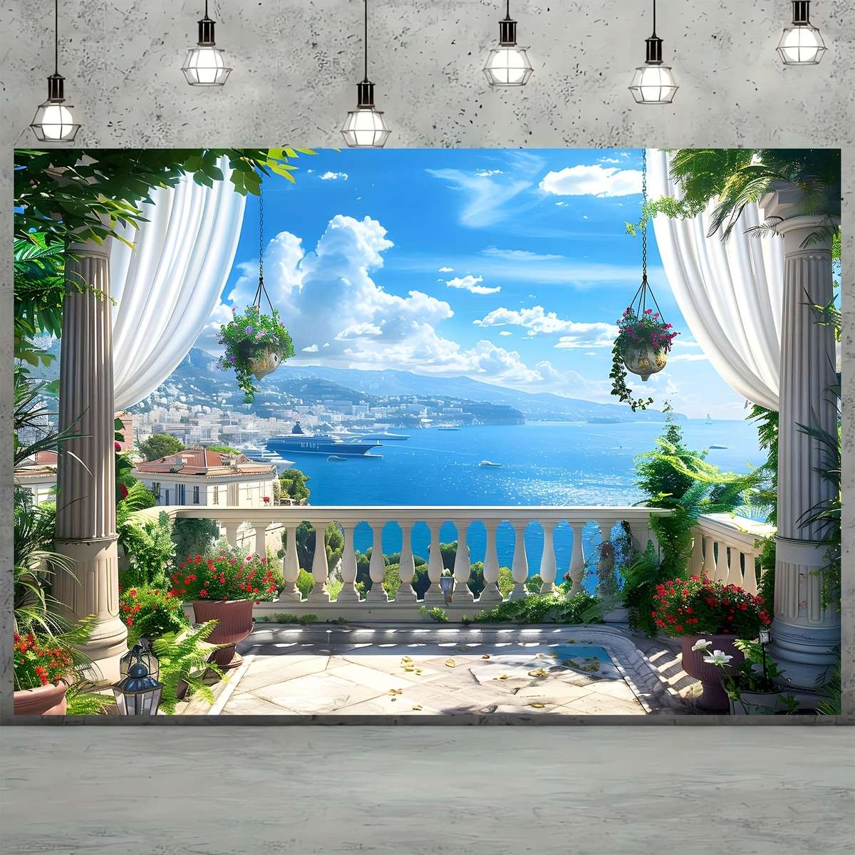 Suitable For Studio Props And Decoration, Spring And Summer Landscape Photography Background - 1 Pie