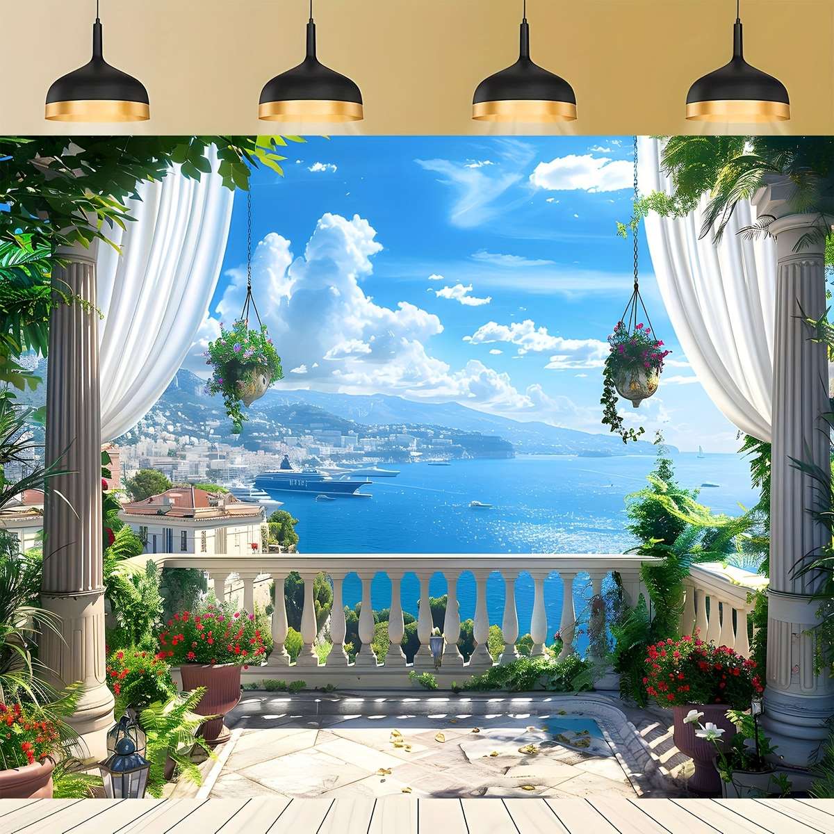 Suitable For Studio Props And Decoration, Spring And Summer Landscape Photography Background - 1 Pie