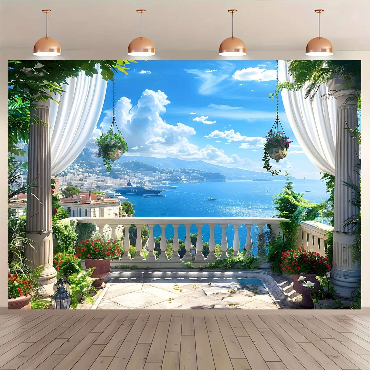 Suitable For Studio Props And Decoration, Spring And Summer Landscape Photography Background - 1 Pie