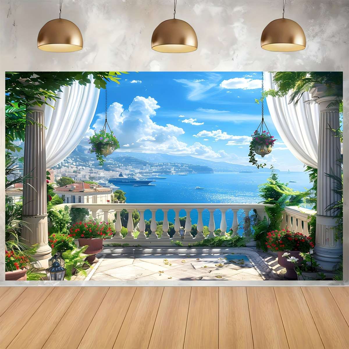 Suitable For Studio Props And Decoration, Spring And Summer Landscape Photography Background - 1 Pie