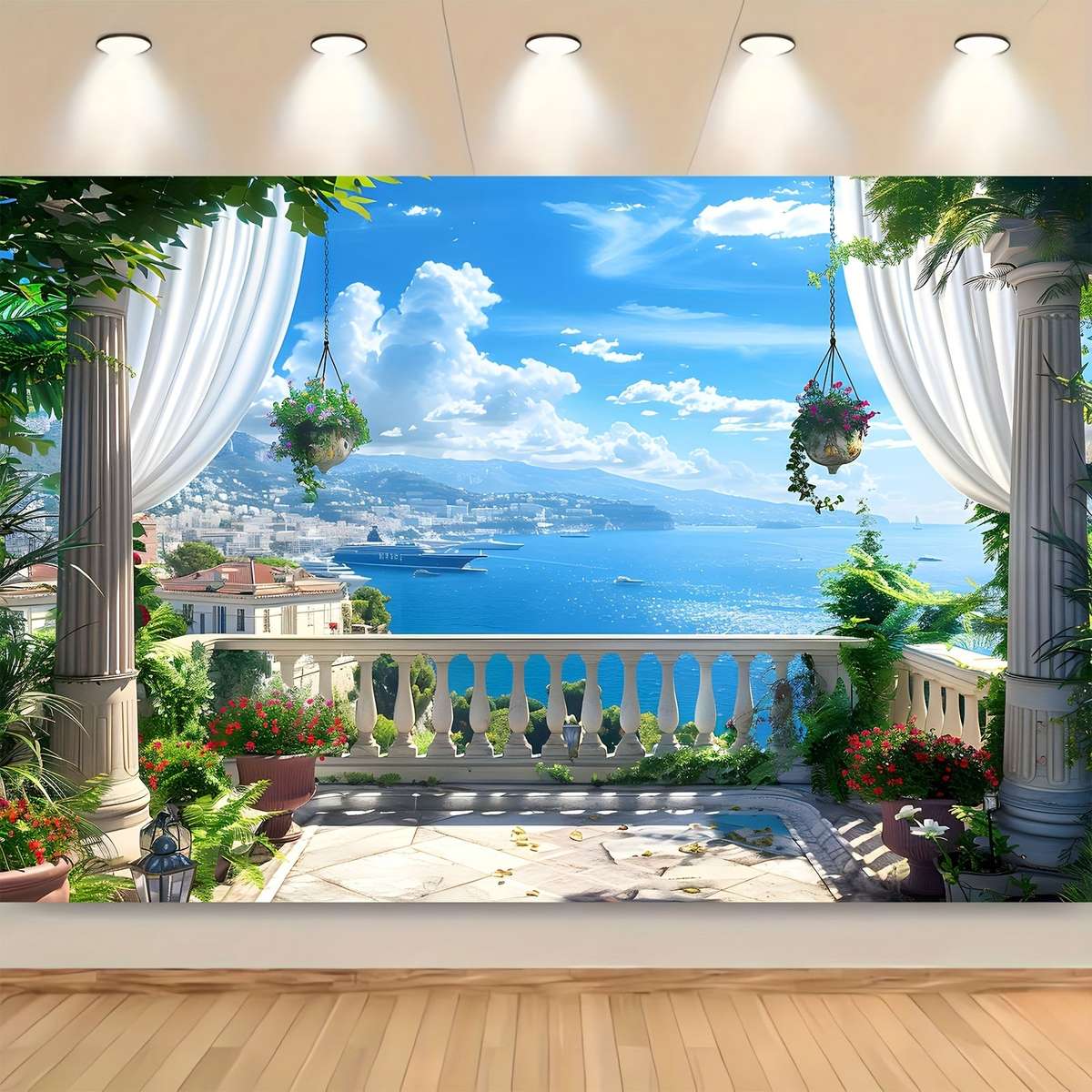 Suitable For Studio Props And Decoration, Spring And Summer Landscape Photography Background - 1 Pie