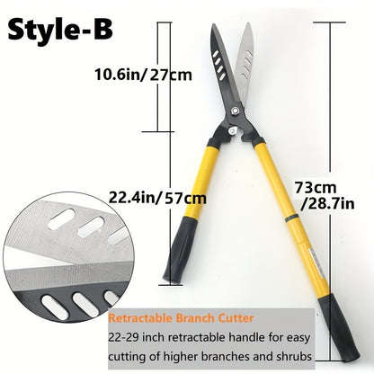 1 Pack Heavy Duty Garden Pruning Shears - High Carbon Steel