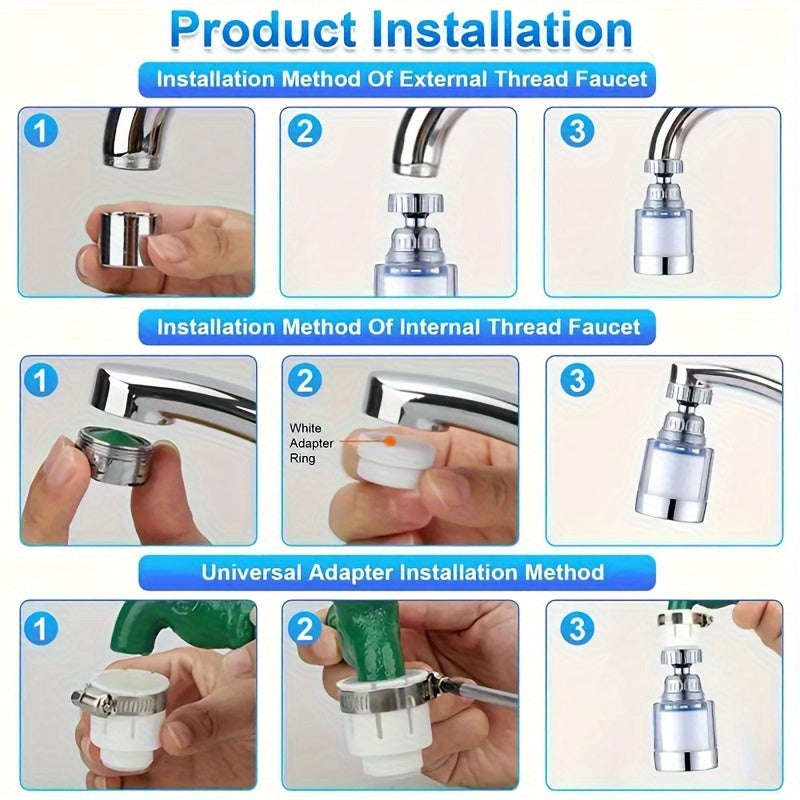 1 Easy-To-Install Water Filter Faucet - Perfect For Homes, Hotels And Rvs