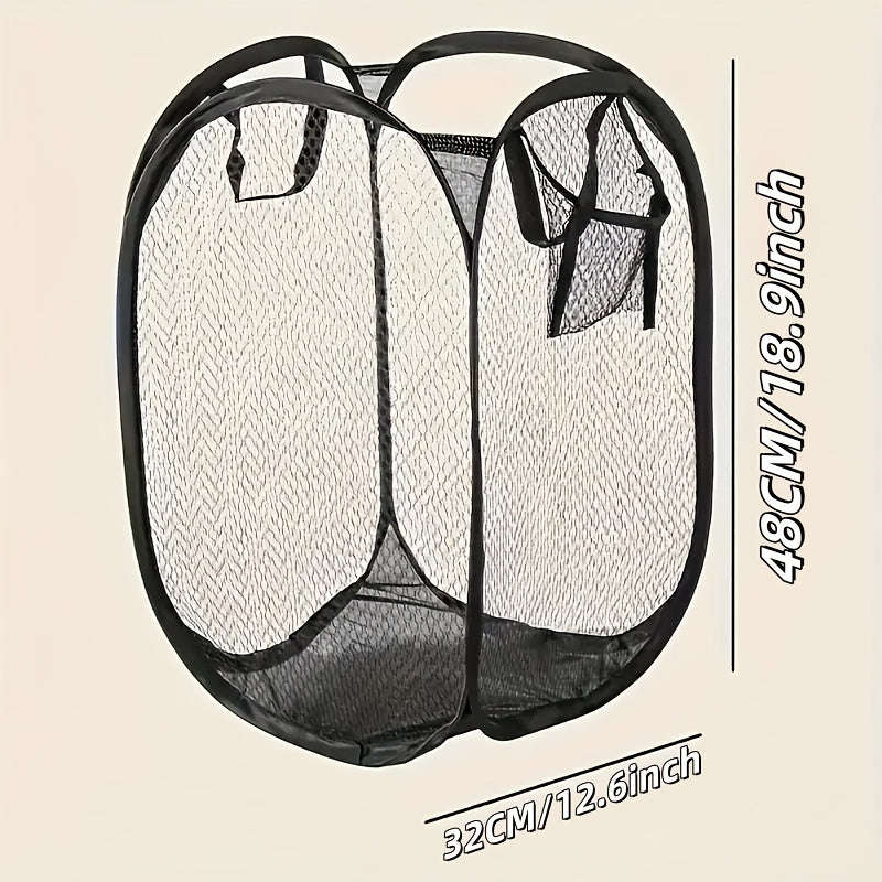 Extra Large Pop-Up Laundry Basket With Handle