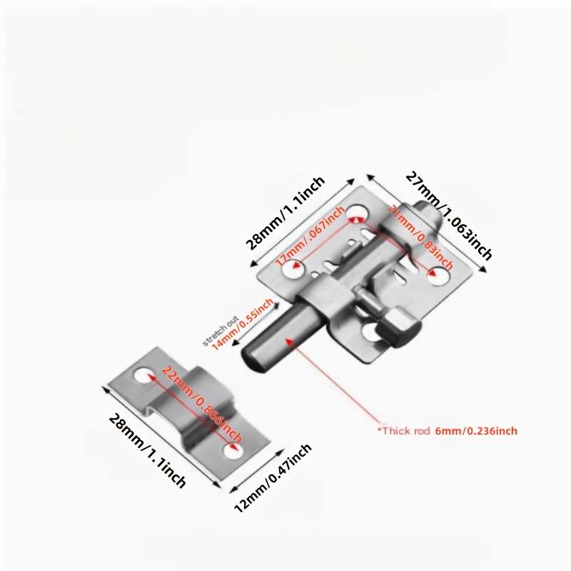 304 Stainless Steel Door Latch