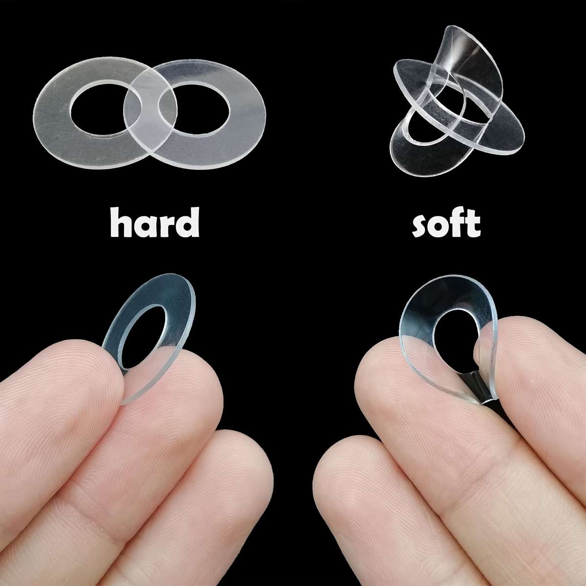 Transparent PVC Flat Washers