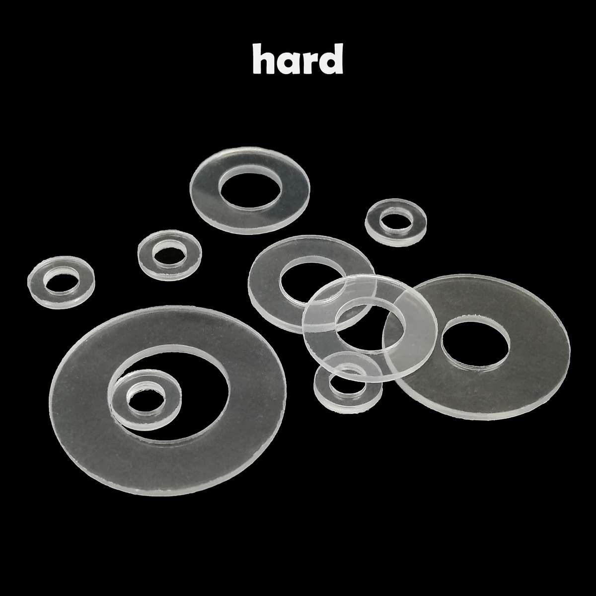 Transparent PVC Flat Washers