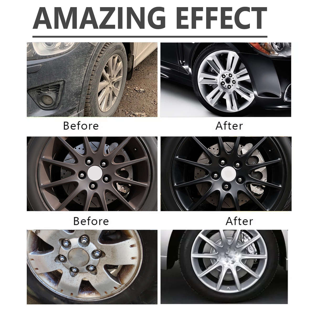 Car Tire Spray Painting