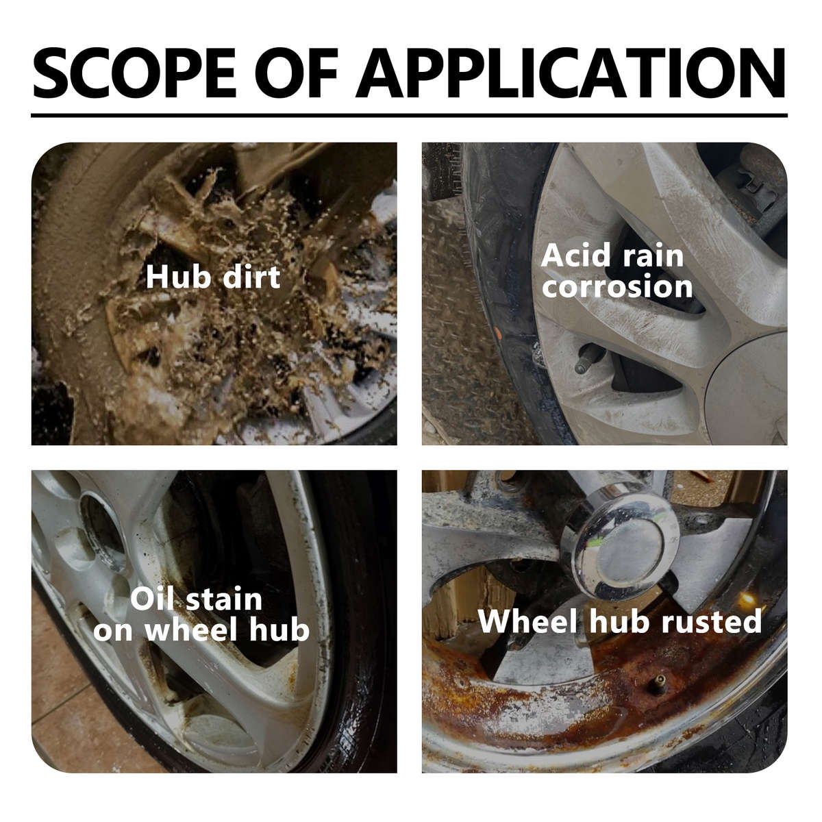 Car Tire Spray Painting