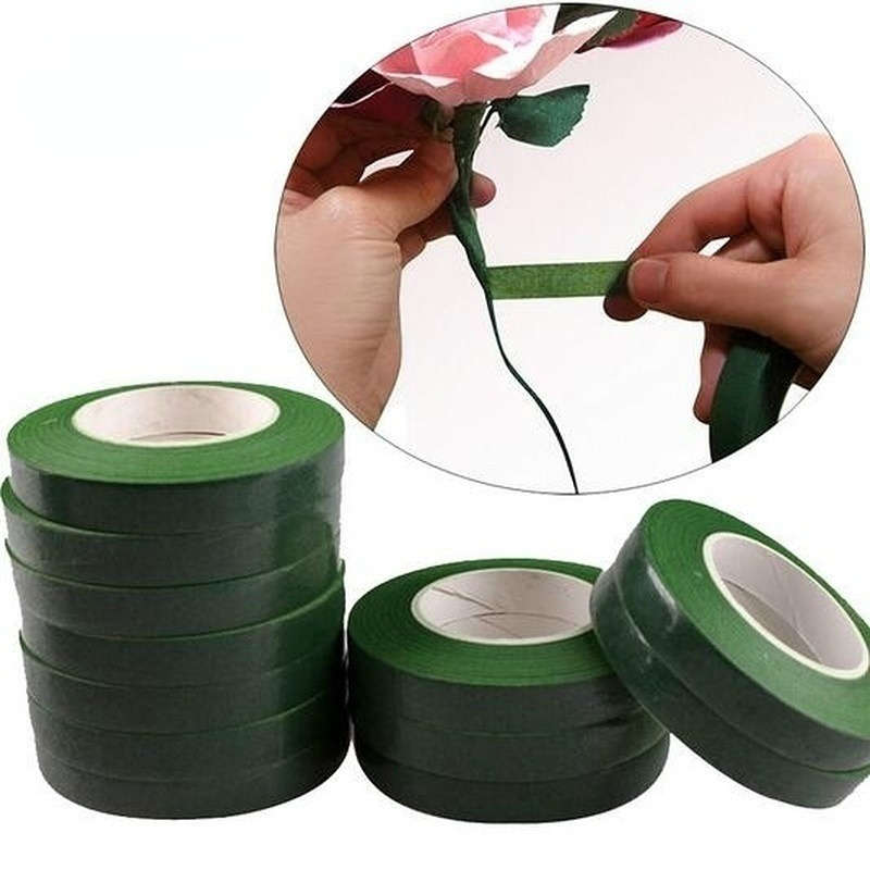Self-Adhesive Green Floral Tape