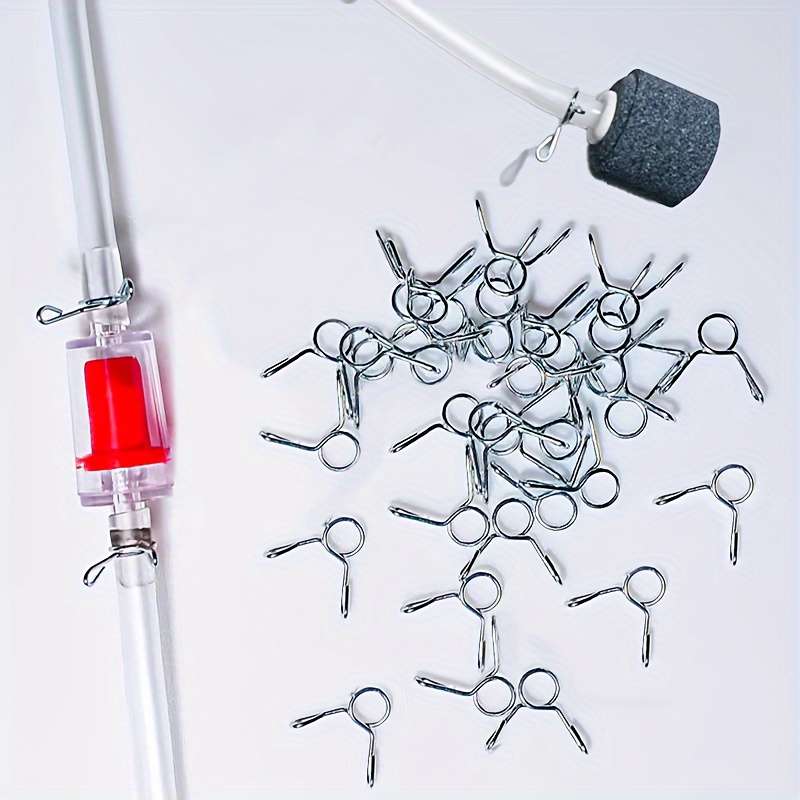 Stainless Steel Aquarium Oxygen Tube Clamps